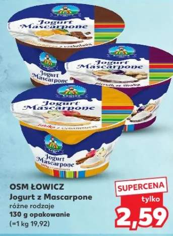 Jogurt z Mascarpone różne rodzaje
