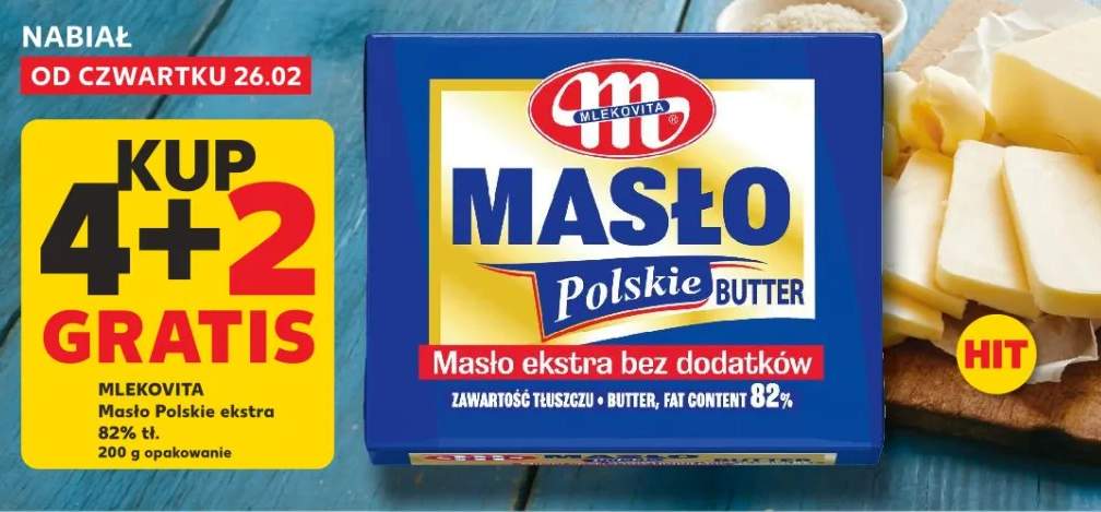 Masło Polskie ekstra 82% tł.
