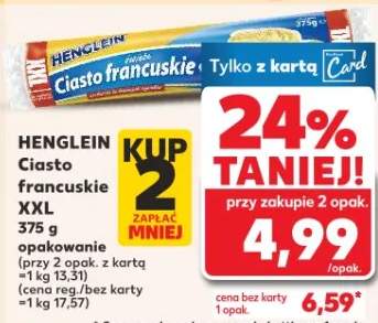 Ciasto francuskie XXL