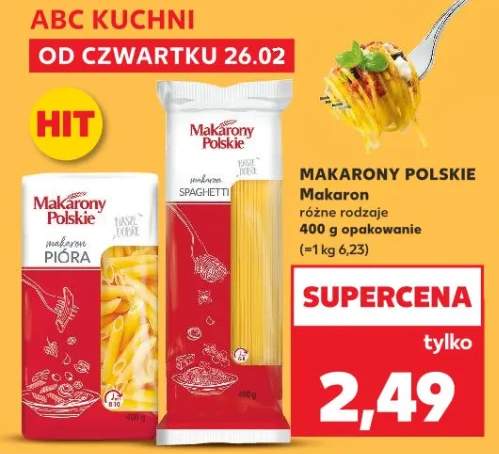 Makaron różne rodzaje