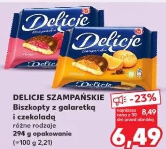 Biszkopt szampański z galaretką i czekoladą różne rodzaje