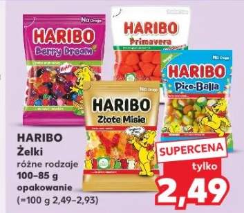 Żelki różne rodzaje