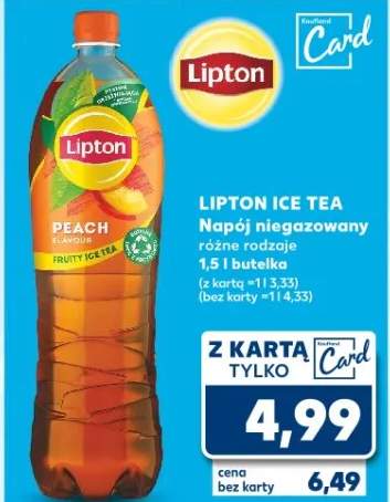 Napój niegazowany Lipton Ice Tea Peach