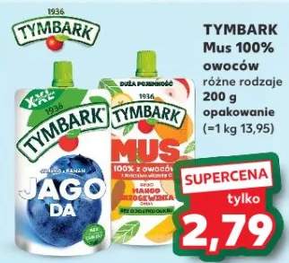 Mus 100% owoców Tymbark
