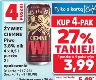 Piwo Żywiec Ciemne