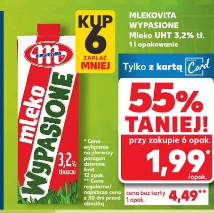 Mleko wypasione różne rodzaje