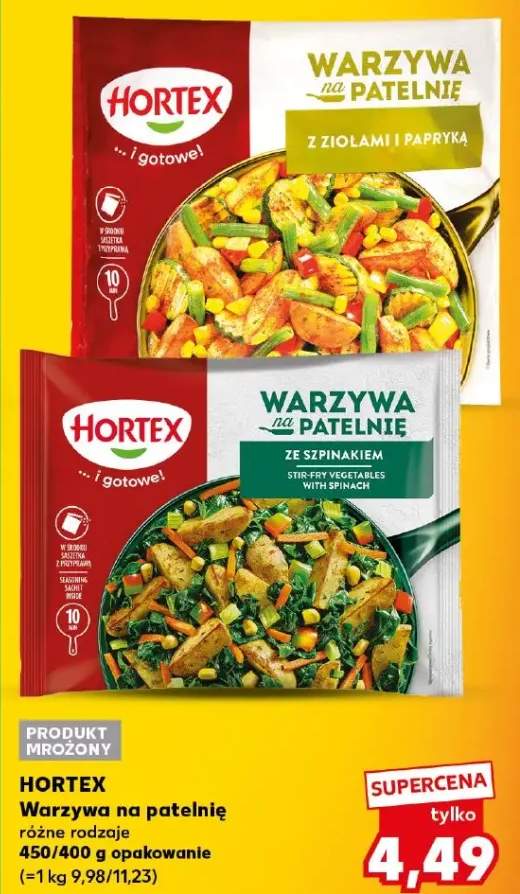 Warzywa na patelnię różne rodzaje