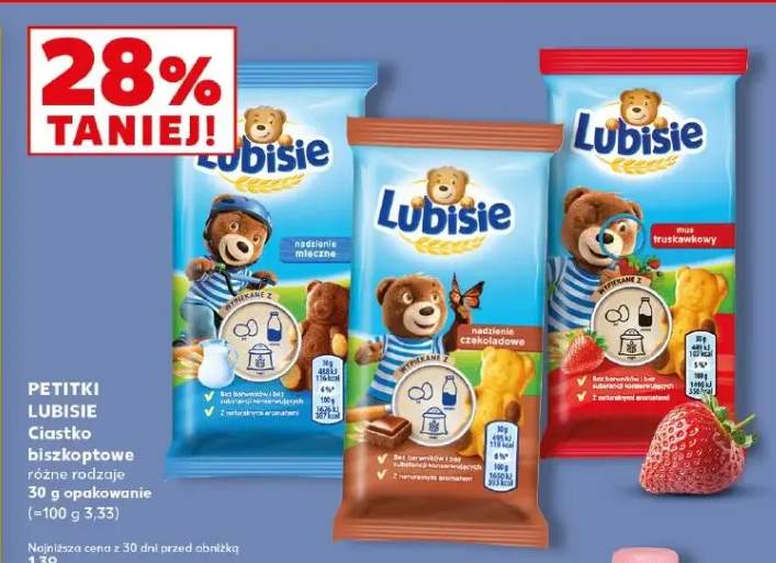 Petitki Ciastko biszkoptowe różne rodzaje