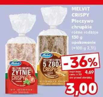 Pieczywo chrupkie różne rodzaje