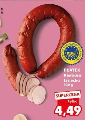 Płatek kiełbasa lśniecka