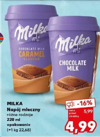 Napój mleczny różne rodzaje