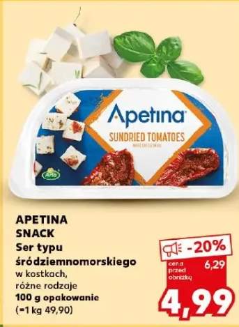 Ser Ser typu śródziemnomorskiego w kostkach, różne rodzaje