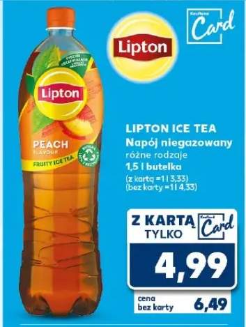 Napój niegazowany Lipton Ice Tea różne rodzaje