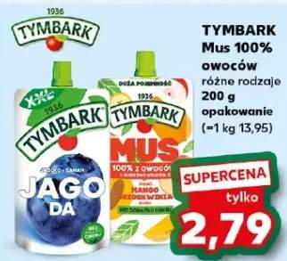 Mus 100% owoców różne rodzaje