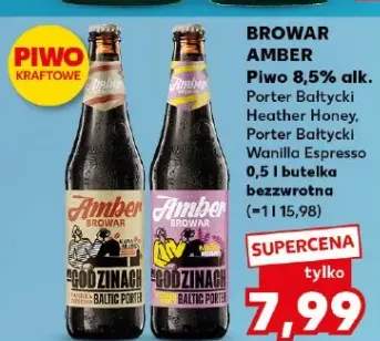 Piwo Porter Bałtycki, Heather Honey, Porter Bałtycki Wanilia Espresso