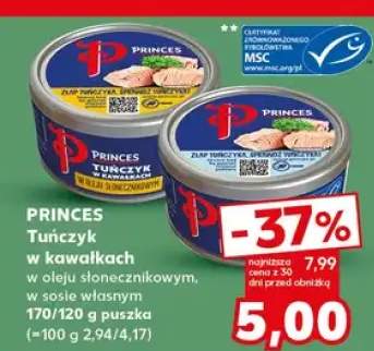 Tuńczyk w kawałkach w oleju słonecznikowym w sosie własnym