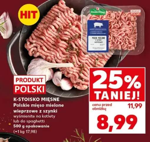 Mięso mielone wieprzowe z szynki