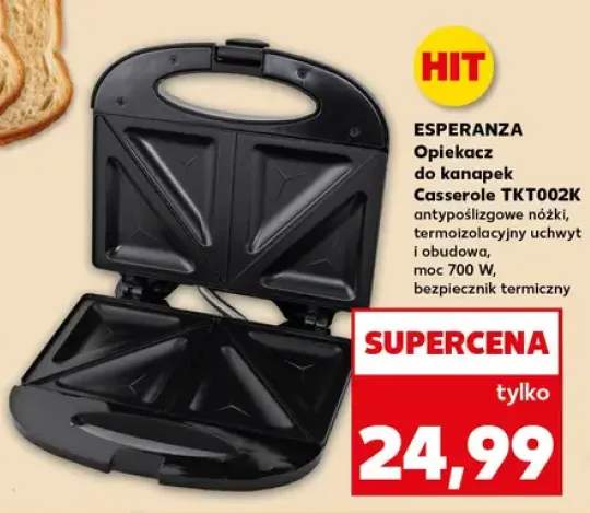 Opiekacz do kanapek Casserola TKT002K