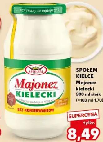 Majonez kielecki 500ml słoik