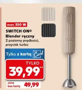 Blender ręczny 2 poziomy prędkości, przycisk turbo