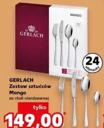 Zestaw sztućców Mango ze stali nierdzewnej