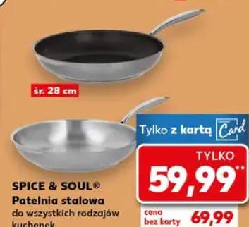 Patelnia stalowa do wszystkich rodzajów kuchenek