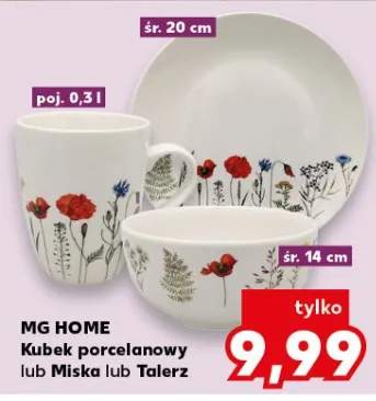 Kubek porcelanowy lub Miska lub Talarz
