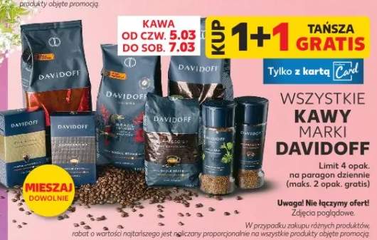 Kawa wszystkie kawy marki Davidoff