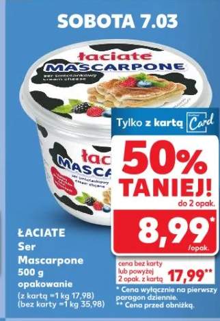 Ser mascarpone opakowanie