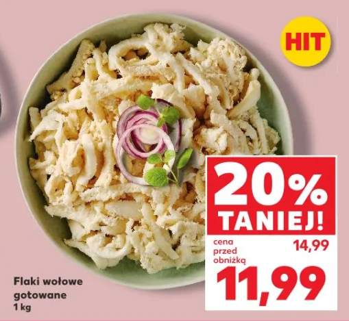 Flaki wołowe gotowane