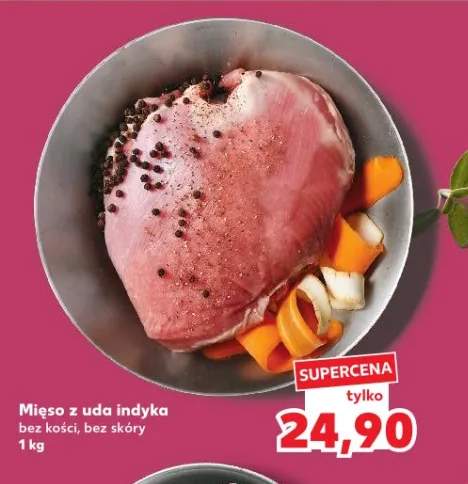 Mięso z uda indyka bez kości, bez skóry