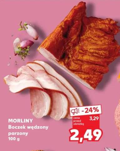 Boczek wędzony parzony