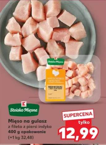 Mięso na gulasz fileta z piersi indyka