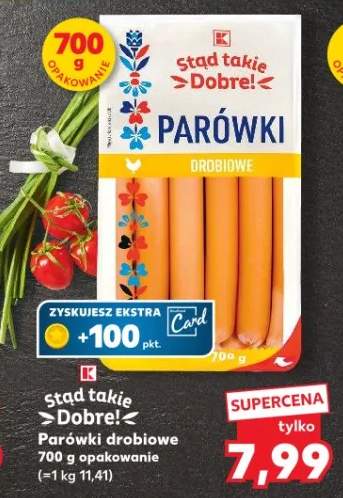 Parówki drobiowe