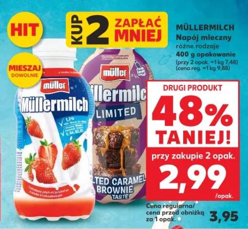 Napój mleczny różne rodzaje