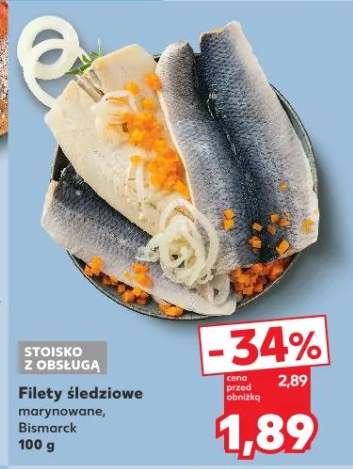 Filety śledziowe marynowane, Bismarck
