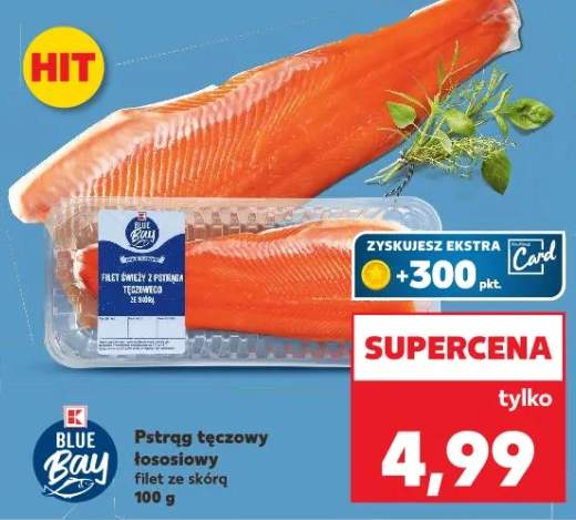 Pstrąg tęczowy łososiowy filet ze skórą