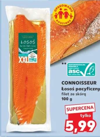 Łosoś pacyficzny filet ze skórą