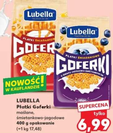 Płatki śniadaniowe maślane, śmietankowo-jagodowe