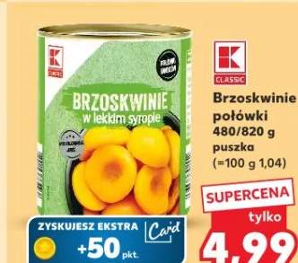 Brzoskwinie połówki