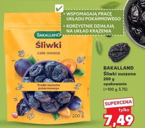 Śliwki suszone całe owoce