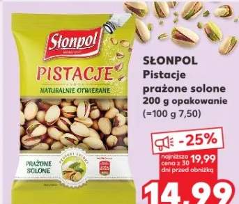 Pistacje prażone solone