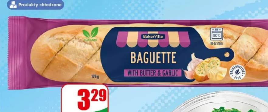 bagietka z masłem czosnkowym