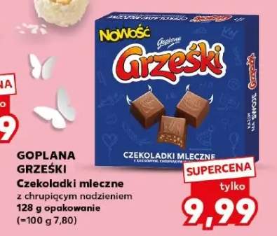 Czekoladki mleczne z chrupiacym nadzieniem