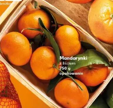 Mandarynki z liściem