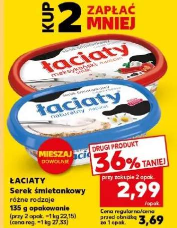 Serek śmietankowy różne rodzaje opakowanie