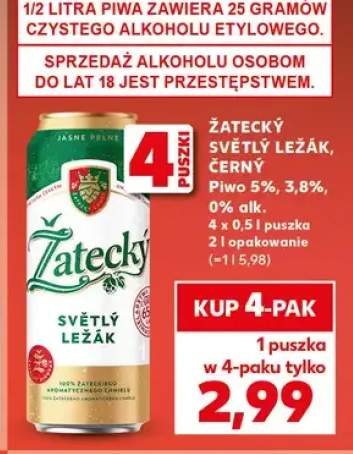 Piwo jasne pełne Světlý Ležák 5%