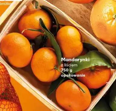 Mandarynki z liściem