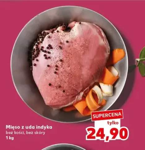 Mięso z uda indyka bez kości, bez skóry