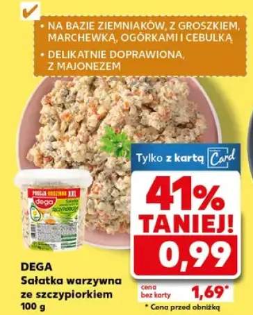 Sałatka warzywna ze szczypiorkiem